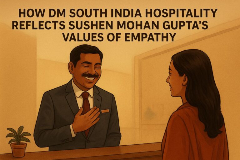 How DM South India Hospitality Reflects Sushen Mohan Gupta’s Values of Empathy